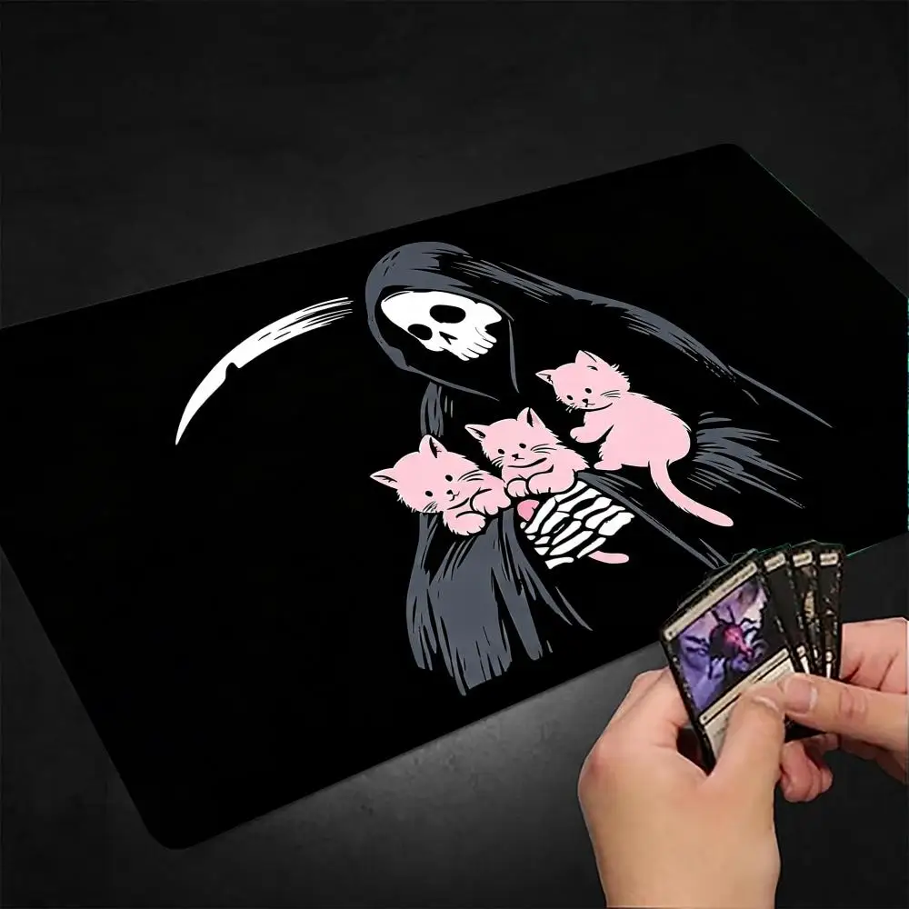 Grim Reaper Holding Pink Kitte - Pc Gaming Pink recension och pris